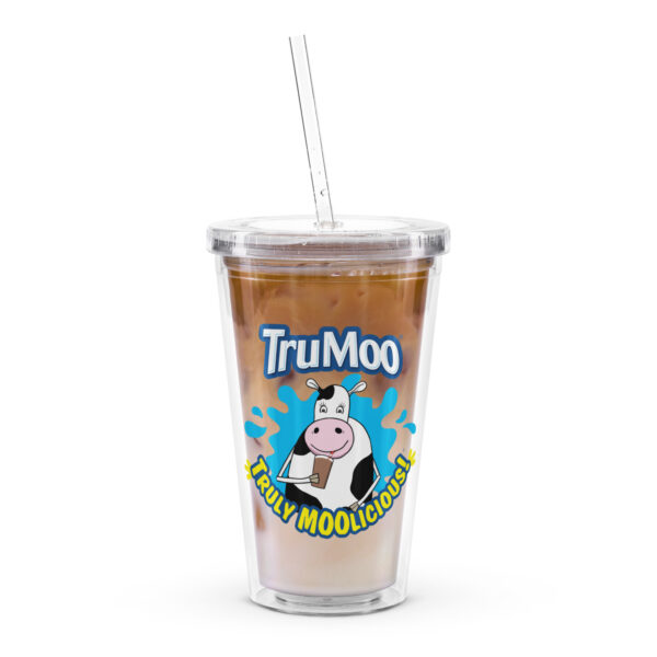 MOOvin' & Groovin' TruMoo Clear Plastic Tumbler - Image 14