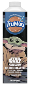 TruMoo Star Wars The Mandalorian Chocolate 1% Lowfat Milk